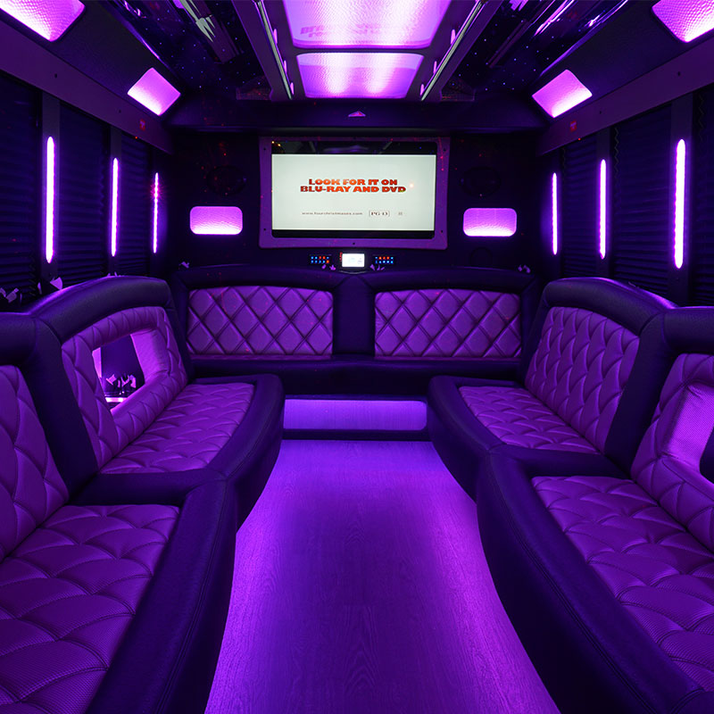 party bus interior