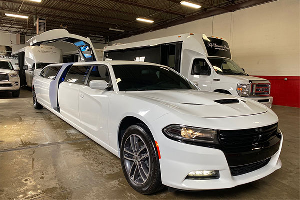 white limousine exterior