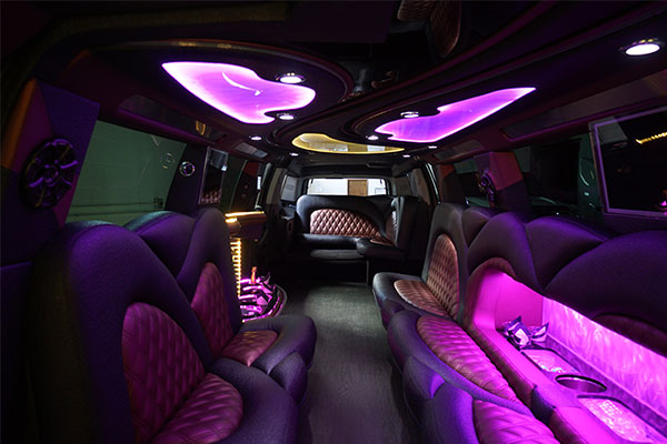 stunnign limo amenities