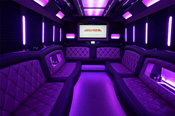 limo bus interior