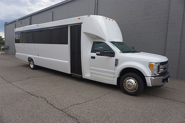 party bus exterior view