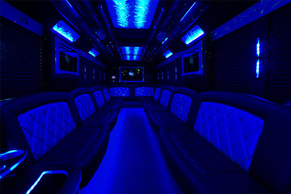 party bus seating