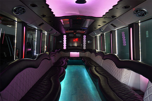 party bus interior